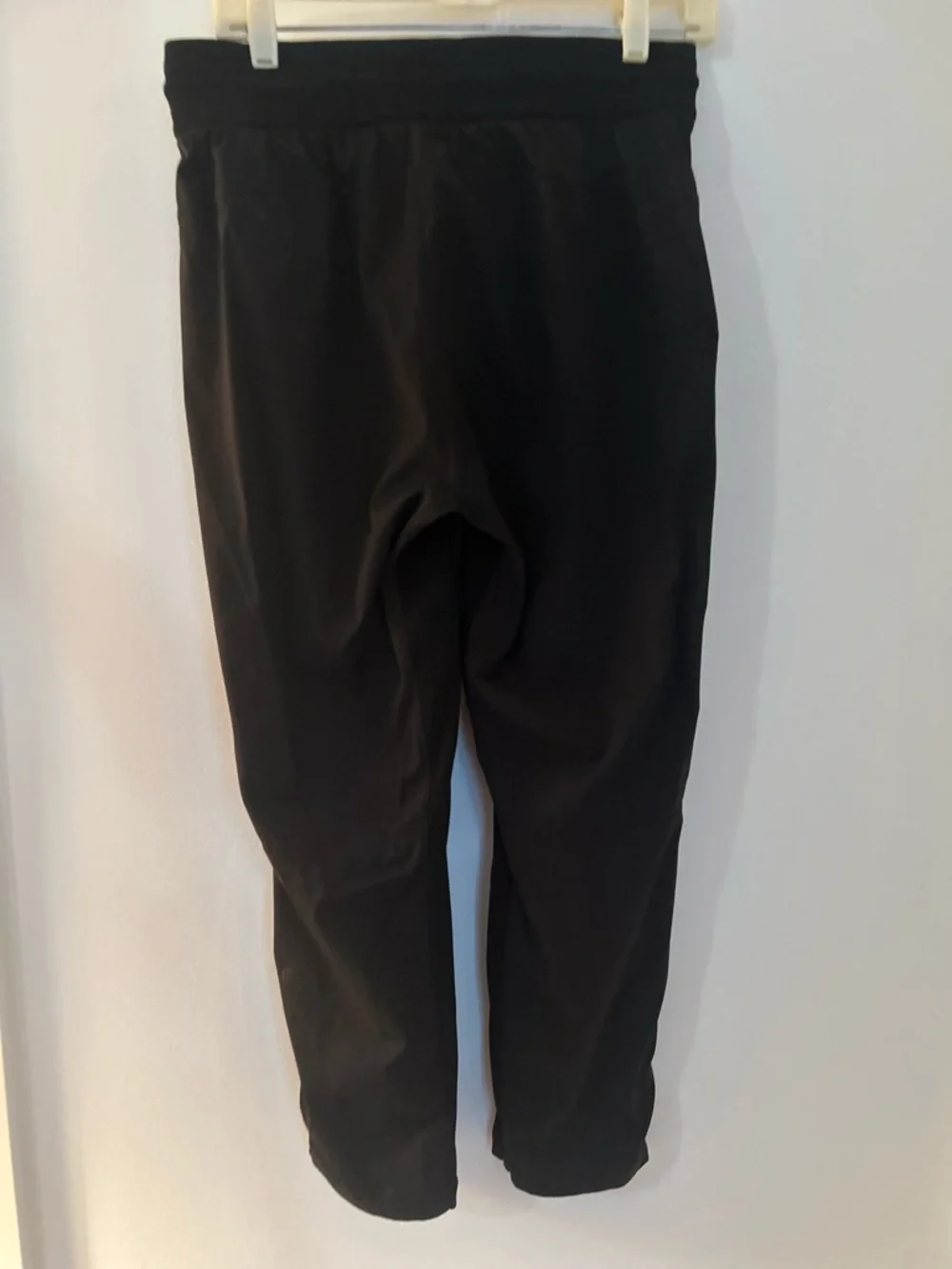 lululemon athletica Black Elastic Waist Joggers Size 8 Adjustable Ankles - Picture 5 of 12